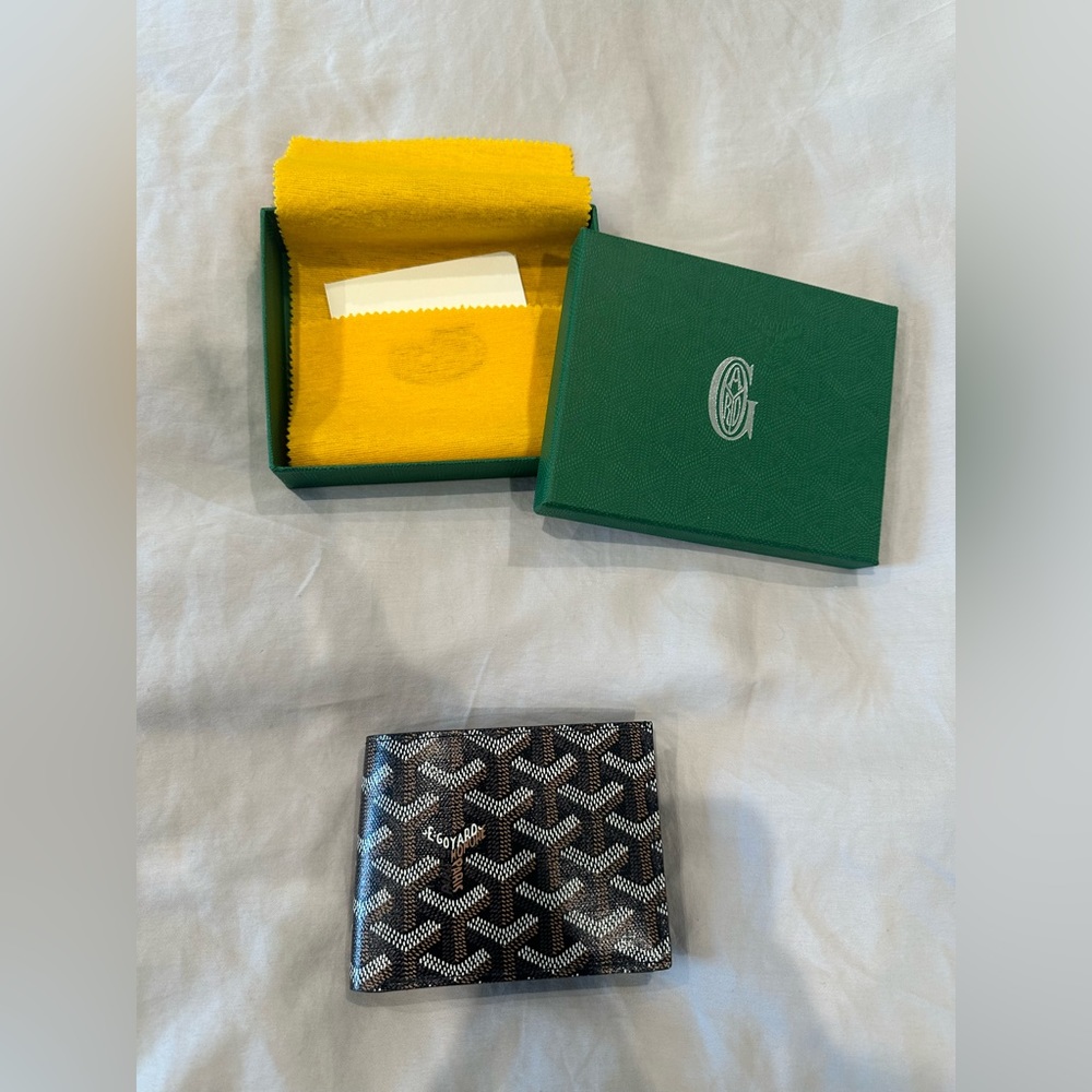✖️SOLD✖️Goyard Men's Victoire Bi-Fold Wallet Black BRAND NEW Authentic